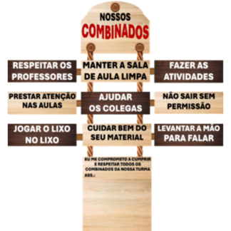 Combinados da turma para parede
